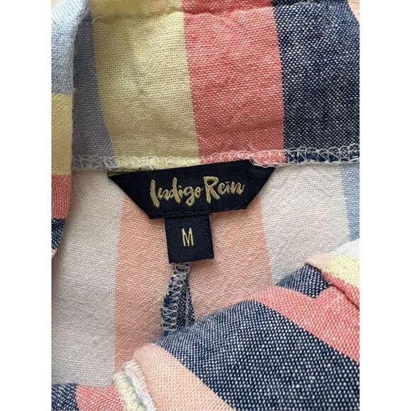 Indigo Rein striped linen blend joggers - M - Picture 4 of 8